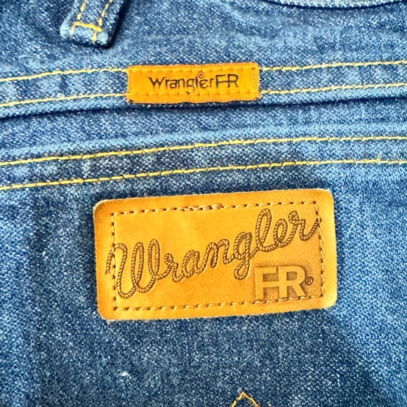 Wrangler Flame Resistant Blue Jeans - Picture 5 of 7